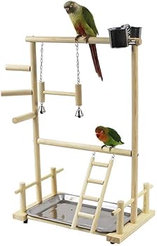 Amazon | Sefod 鳥スタンド 遊び場 玩具 オウムハウス ケージ内装